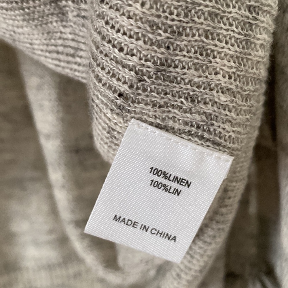 Brochu Walker Tie Sleeve Linen Sweater - Picture 4 of 7